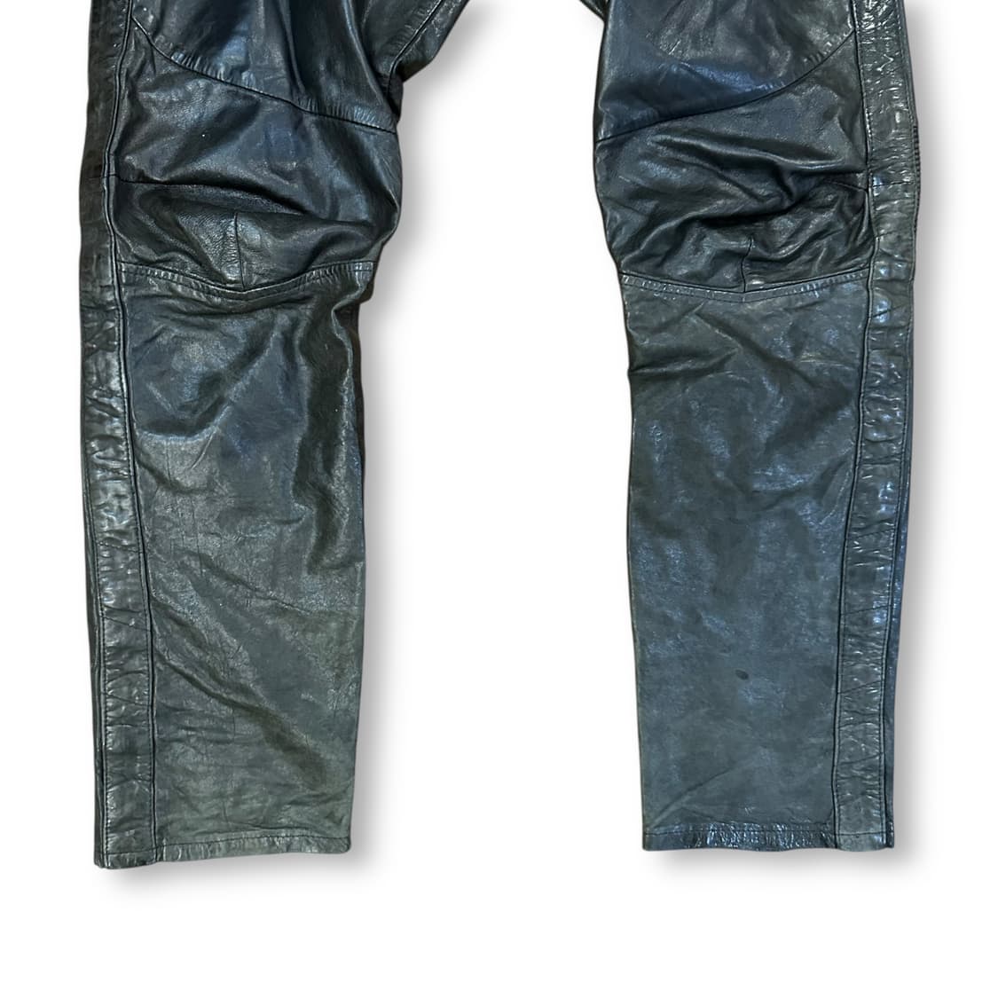 디젤 레더 바이커 팬츠 상품이미지3