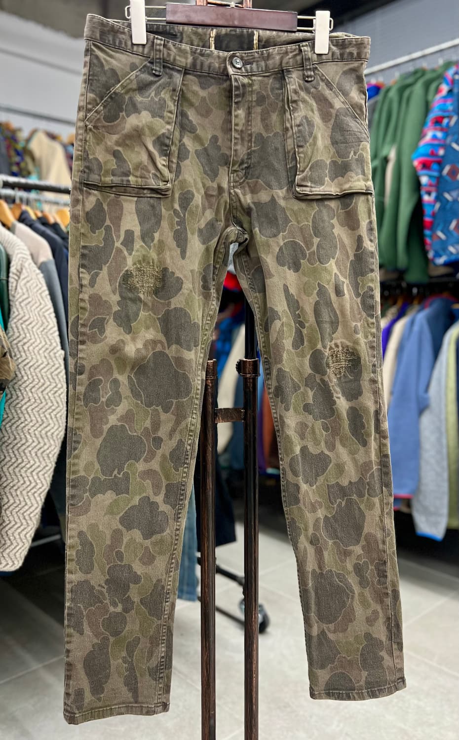 포켓카모 얼룩이 pant 상품이미지1