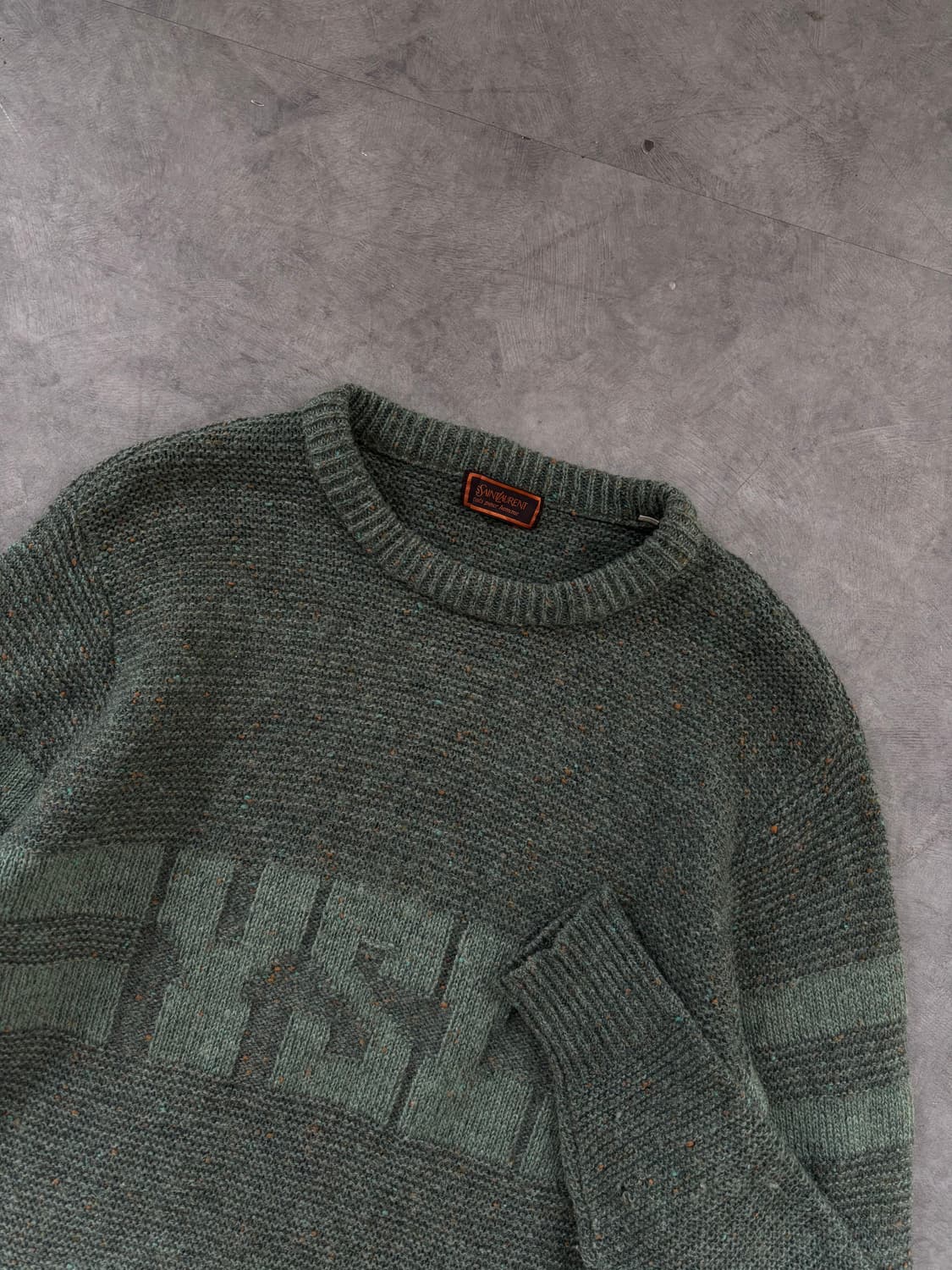 Yves saint laurent 입생로랑 레터링 로고 니트 상품이미지2