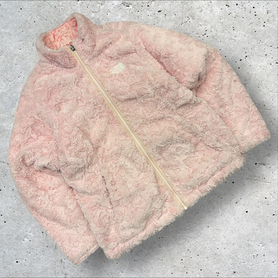 [L] 노스페이스 걸즈 리버시블 딸기우유 핑크 퀼팅 패딩 B682 상품이미지2