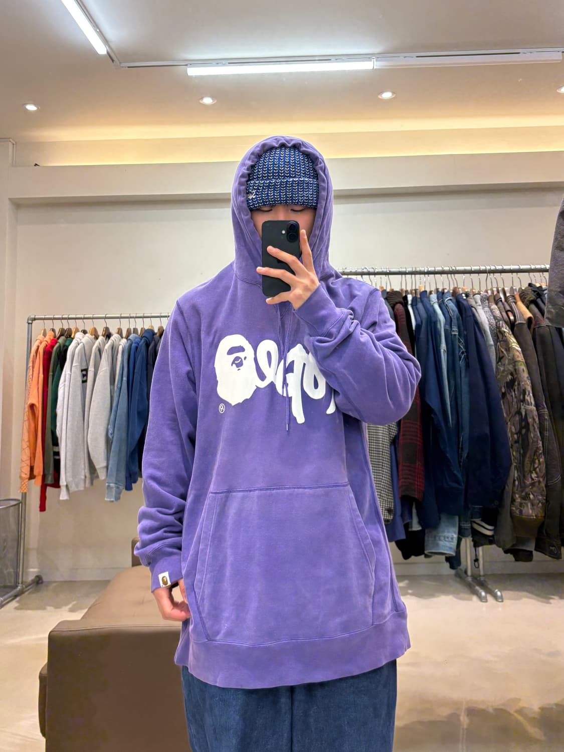 베이프 사루ape 후드 상품이미지9