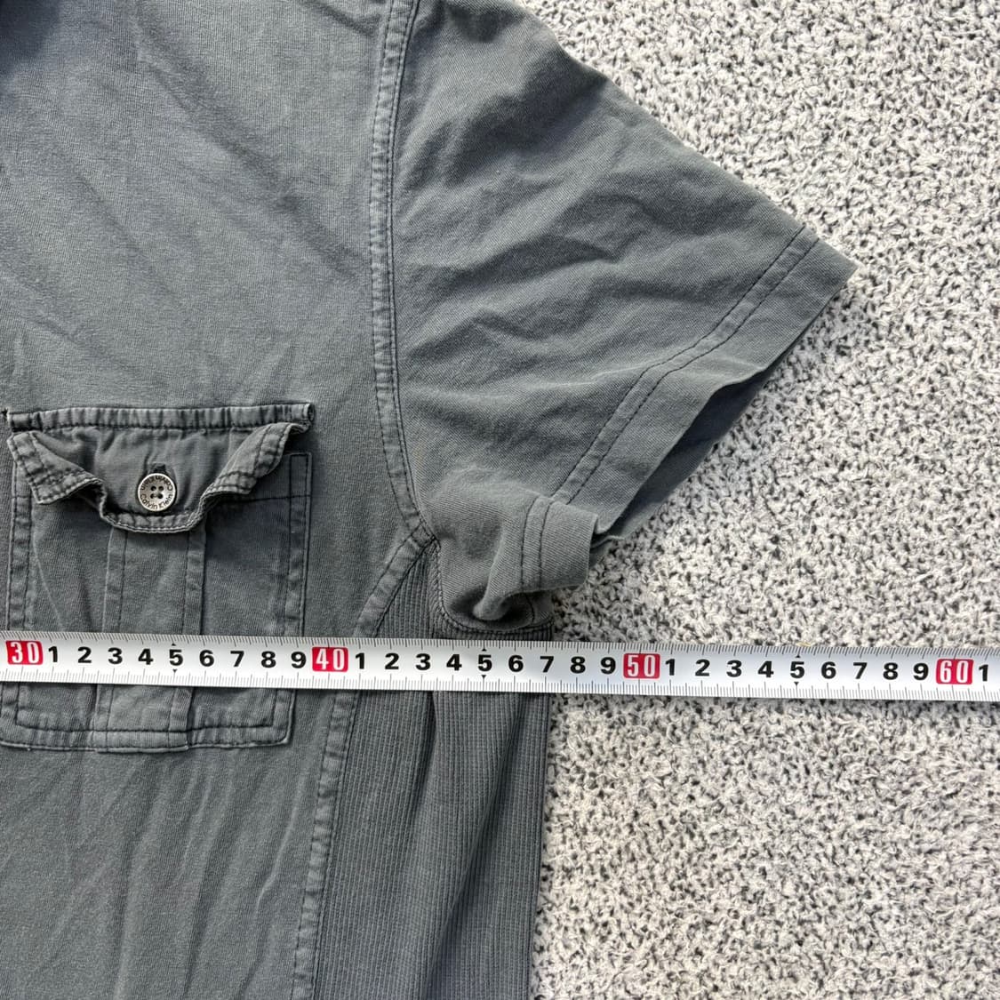 M 캘빈클라인 포켓 반팔 카라 티셔츠 0416J 상품이미지5