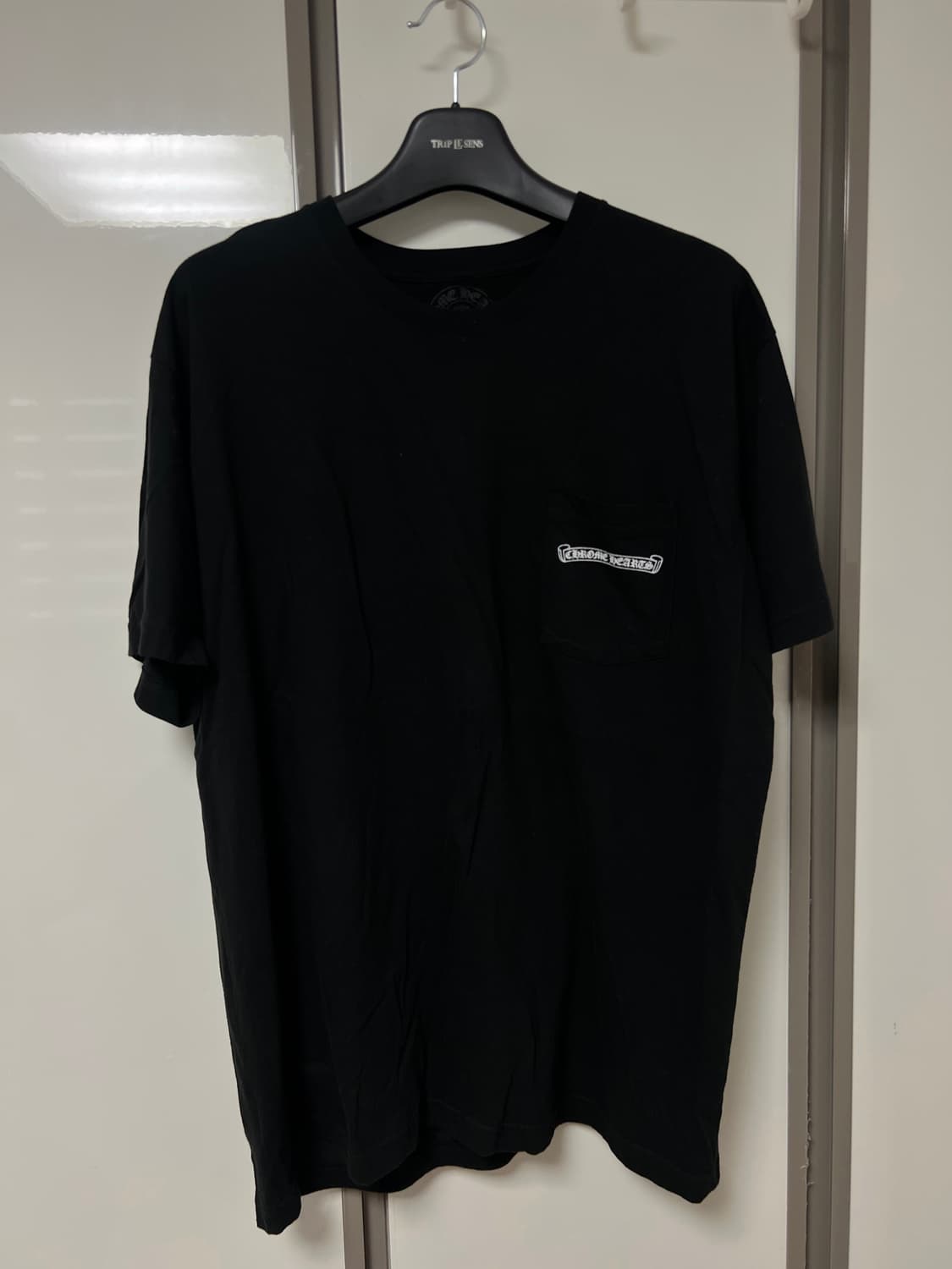 크롬하츠 스크립트 레터 로고 티셔츠 상품이미지2