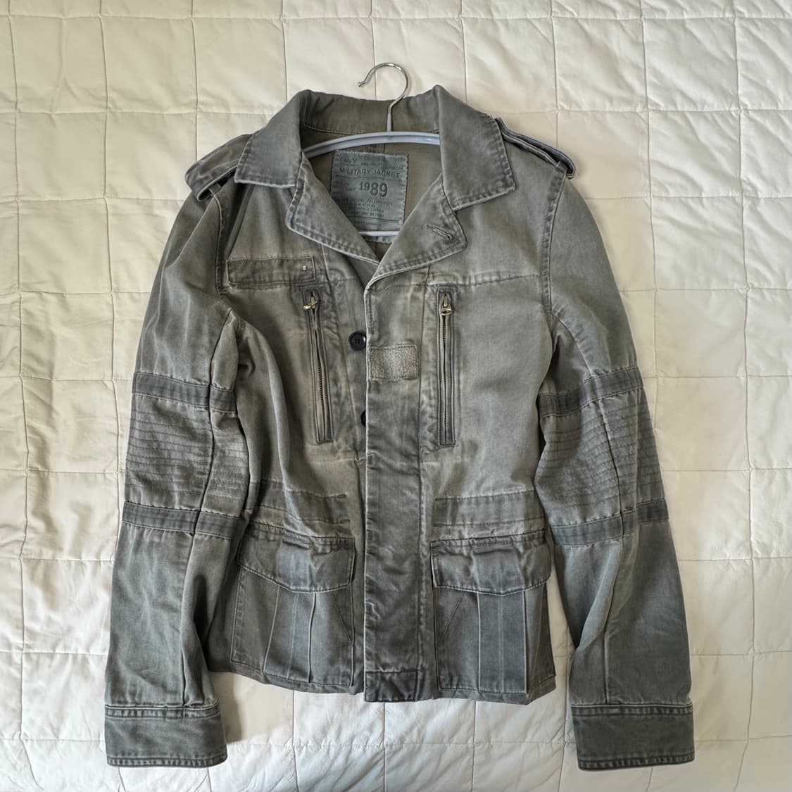 빈티지 자켓 카키 s 상품이미지1
