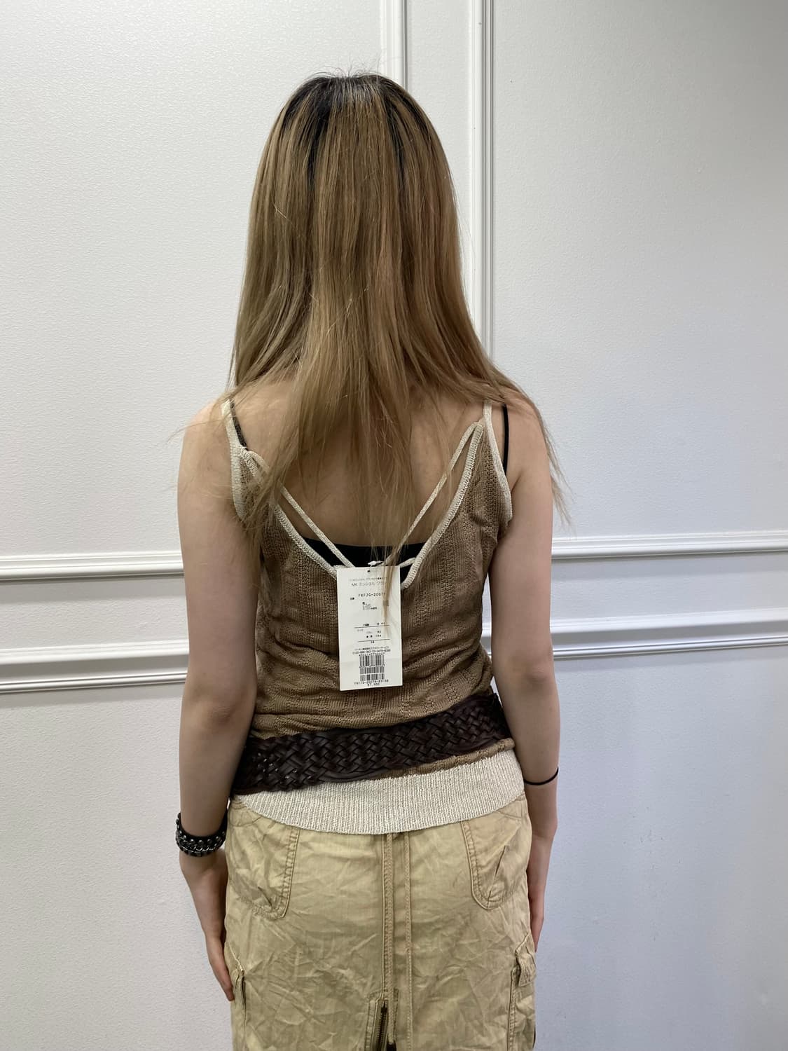 [MICHEL KLEIN] 00’s Lace-Up Sleeveless 상품이미지2