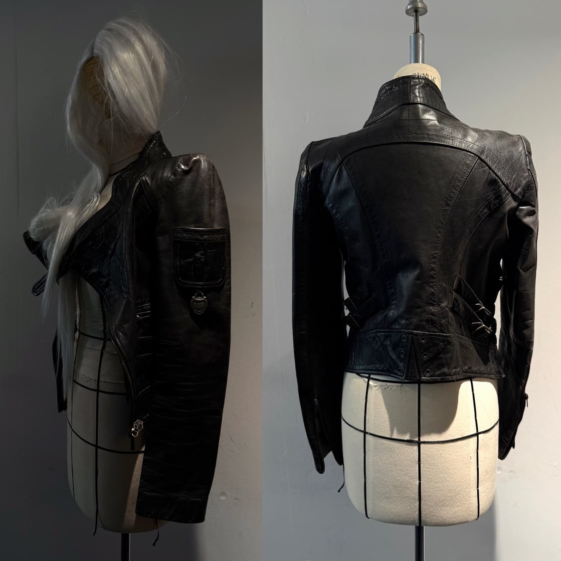 Diesel Archive Lambskin Asymmetric Moto  상품이미지1