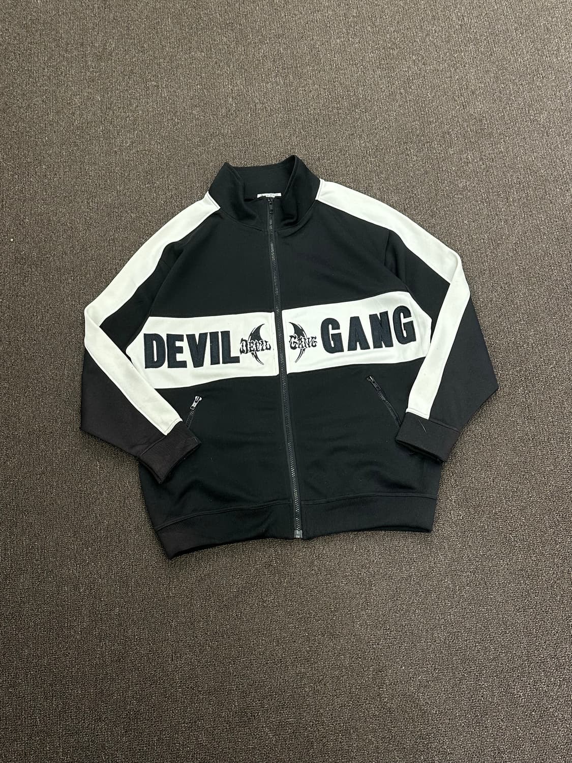OS)Japanese vintage Devil Gang 트랙탑 져지 상품이미지2