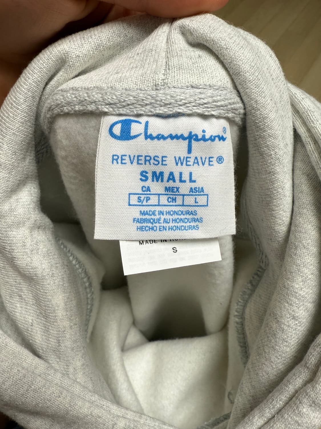 챔피온 리버스위브 후드티 s 상품이미지2