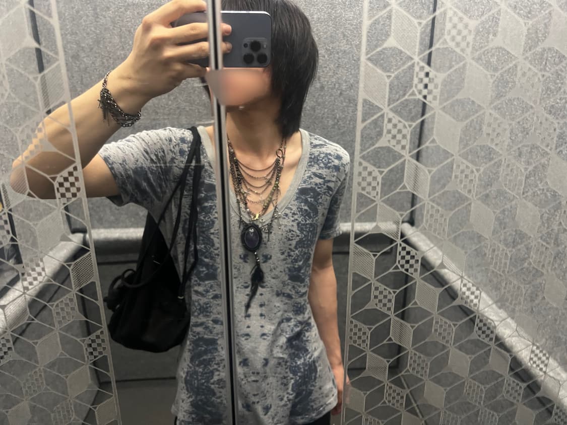 R6-02 Necklace 착용샷 o 상품이미지3