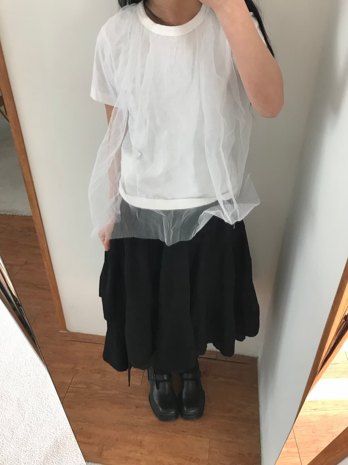 comme des garcons GIRL tulle t-shirt AD2 상품이미지4