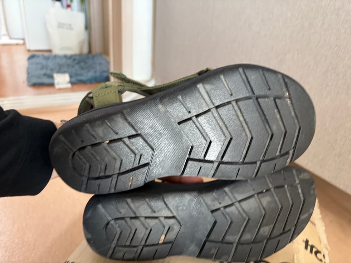 무인 양품 테이프 벨트 샌들 L(260)사이즈 판매합니다 상품이미지4