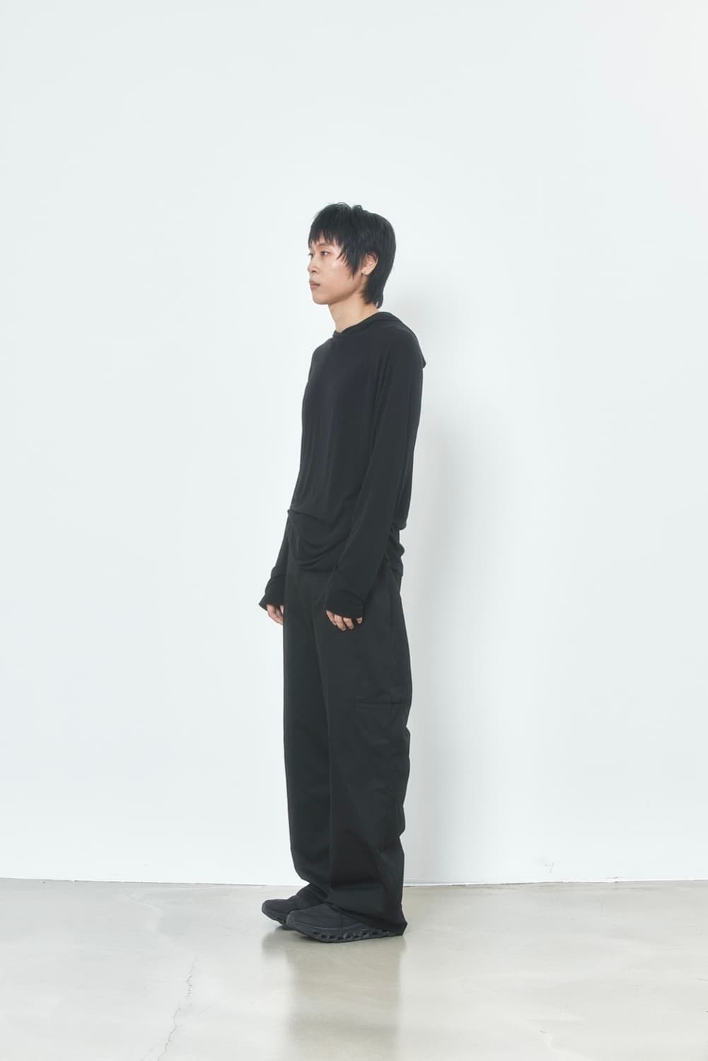 llud Incision Pocket Pants Black(L) 상품이미지1