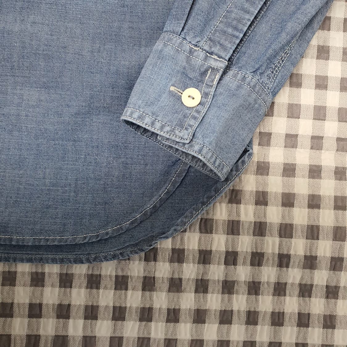 유니클로 데님 청셔츠 남자95 상품이미지4