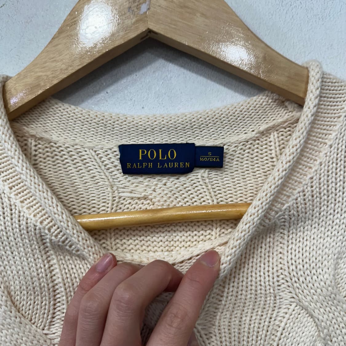 폴로 랄프로렌 꽈배기 니트 상품이미지3