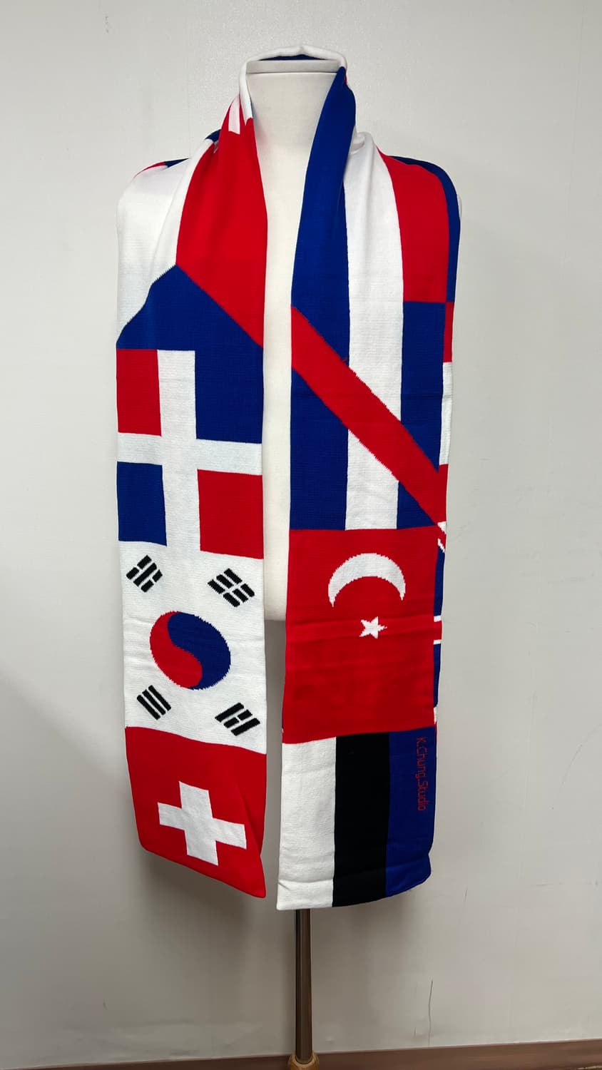 (새상품) LAA 멀티 플래그 머플러 상품이미지2