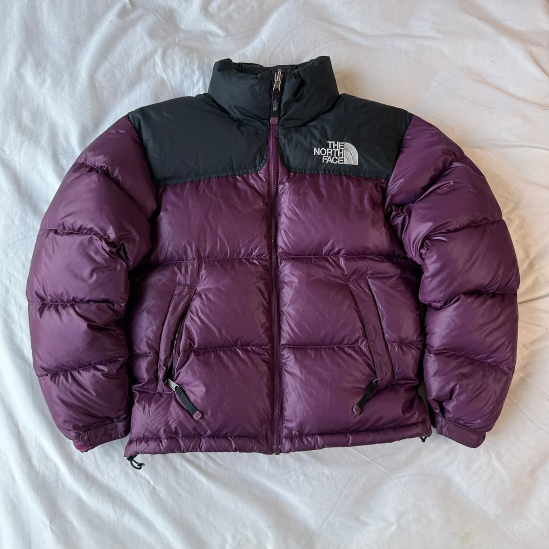 노스페이스 눕시 온볼 퍼플 패딩 700필 M사이즈 상품이미지2