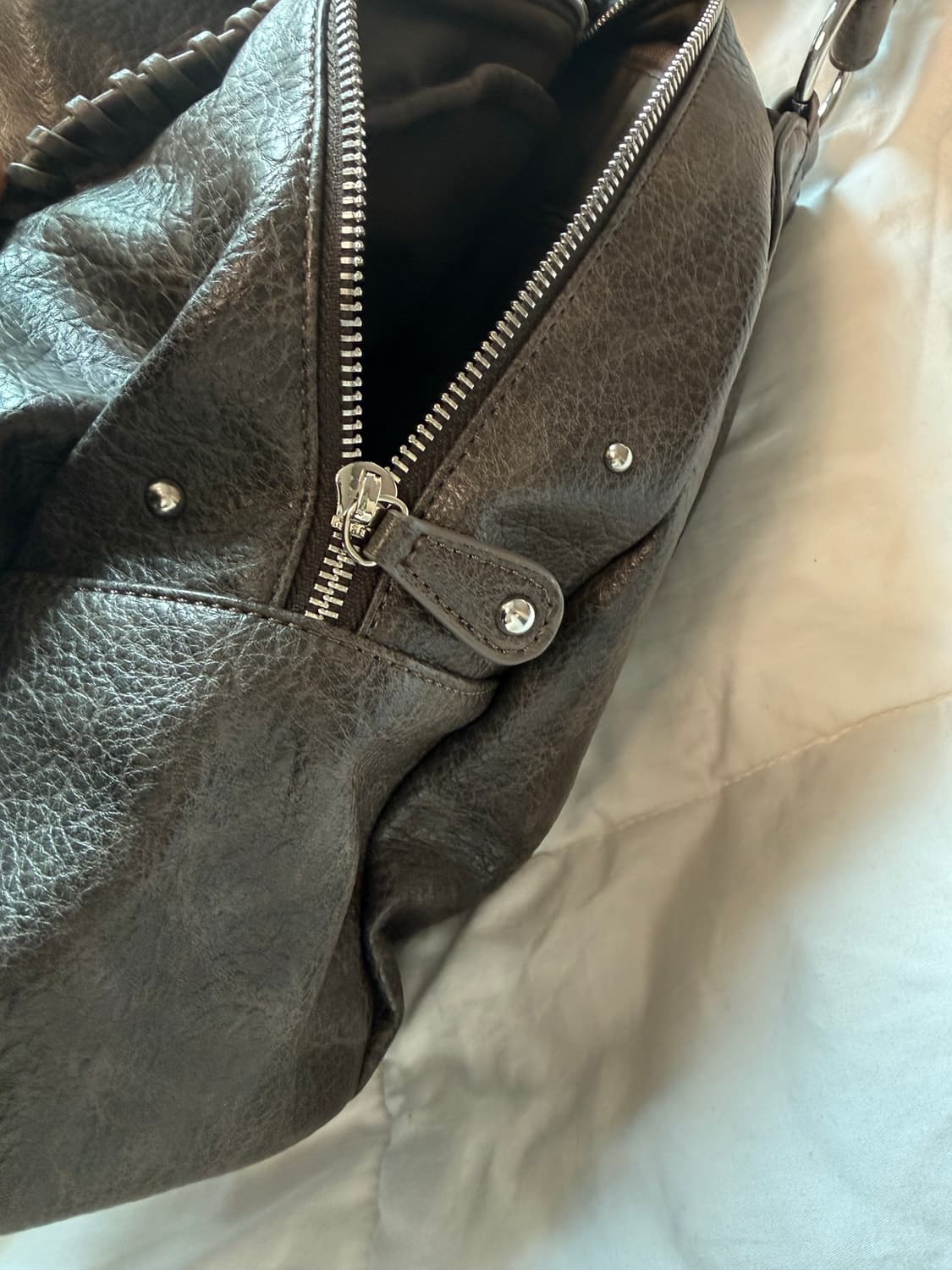 애즈온 보니타 빅백 브라운 상품이미지5