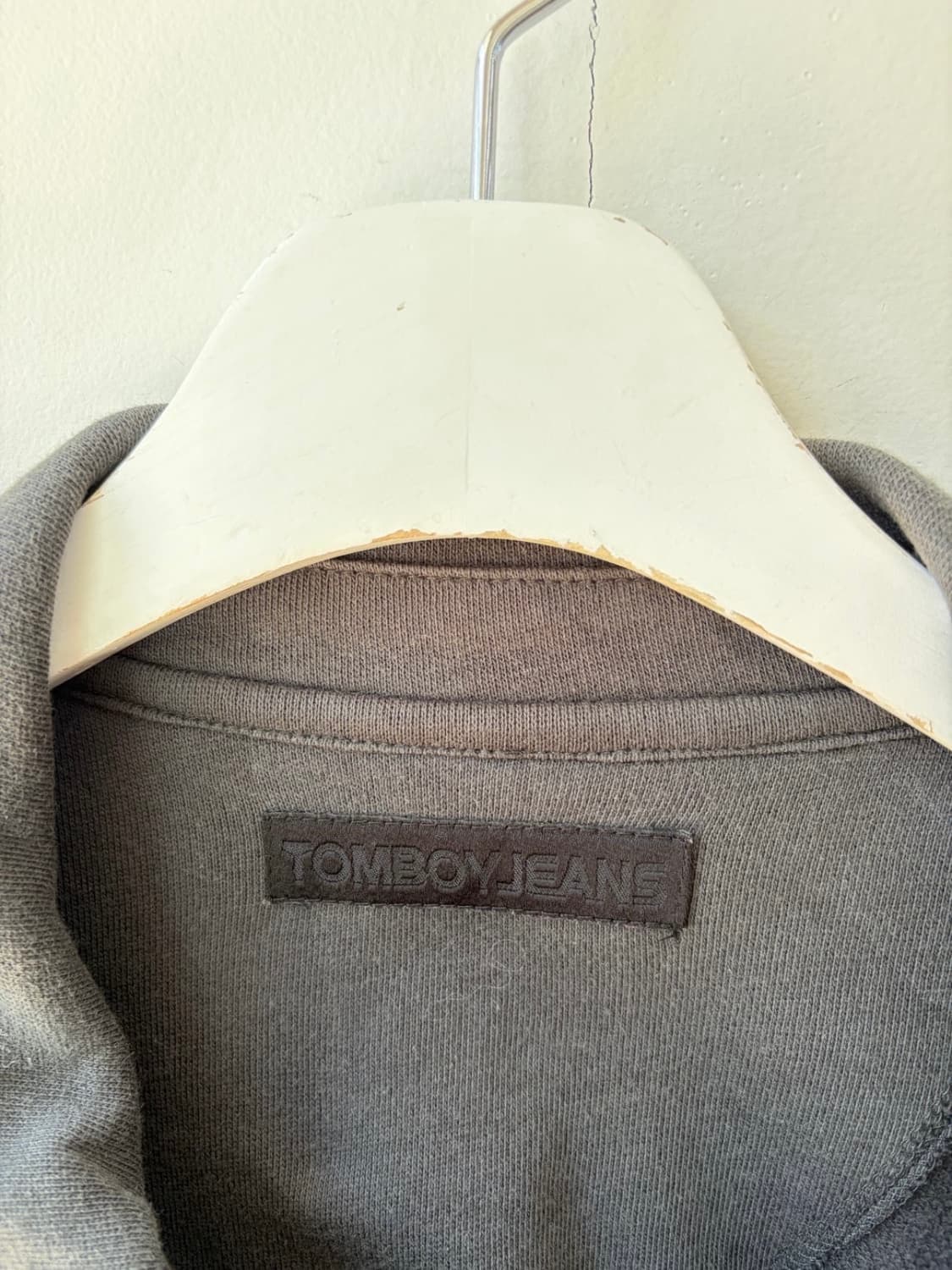 Tomboy 톰보이 사선 비대칭 코튼 자켓 상품이미지2