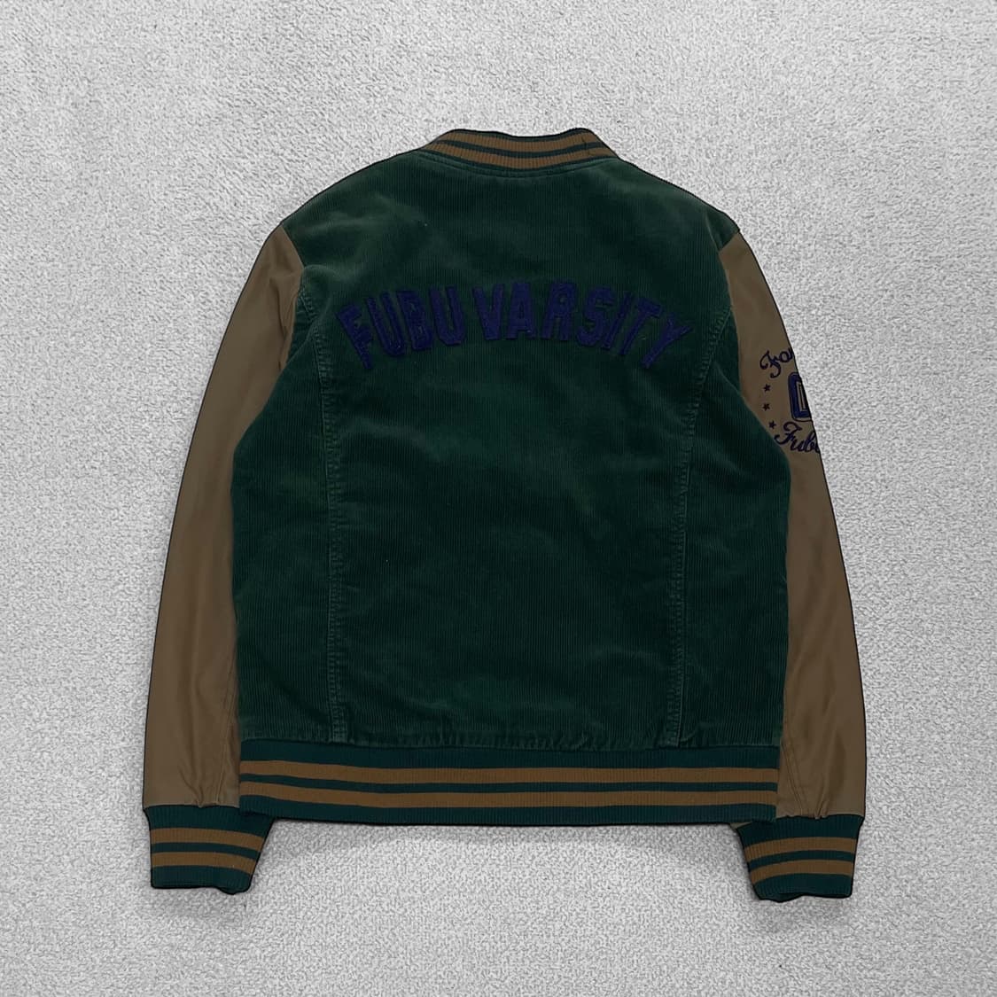 후부 Fubu 스펠 로고 코듀로이 바시티 자켓 상품이미지2