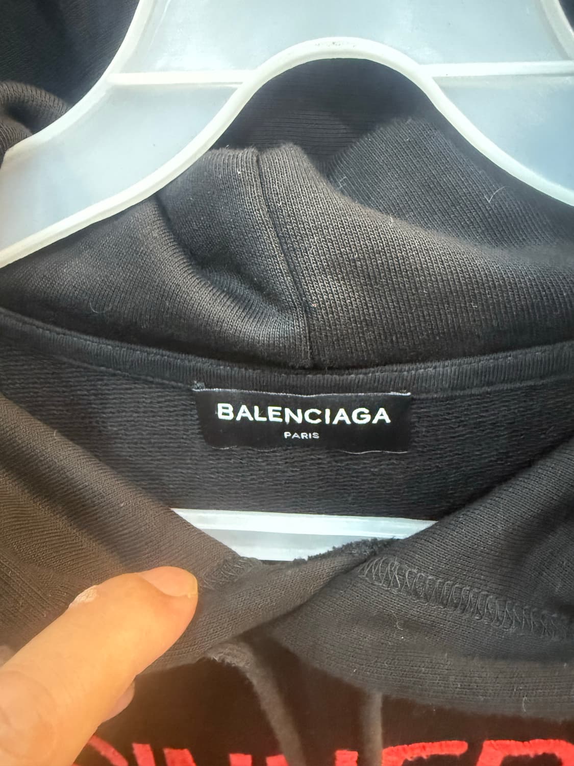 100 정품 발렌시아가 시너스 오버 후드티 팝니다 상품이미지2