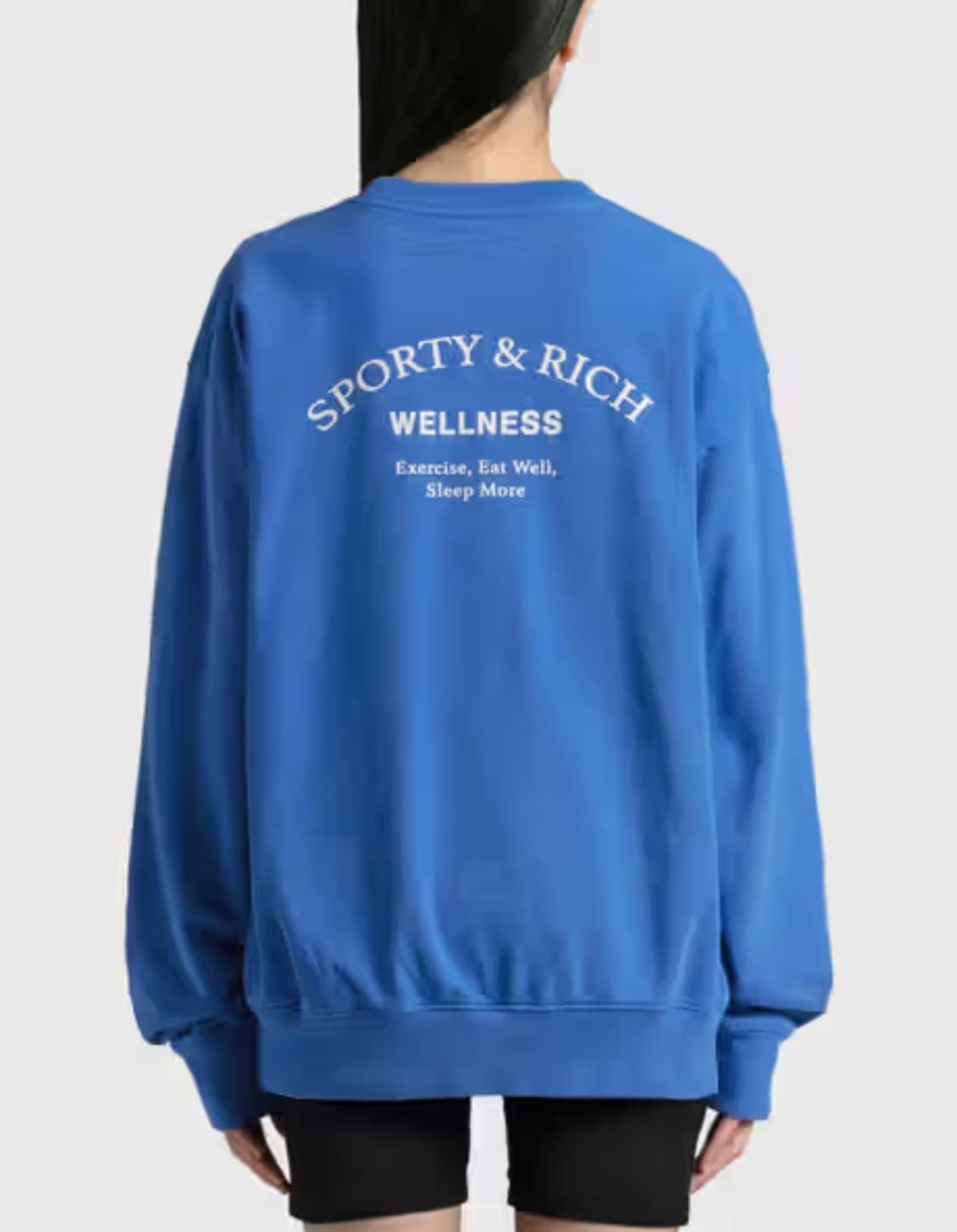 스포티앤리치 블루 맨투맨 M 상품이미지1