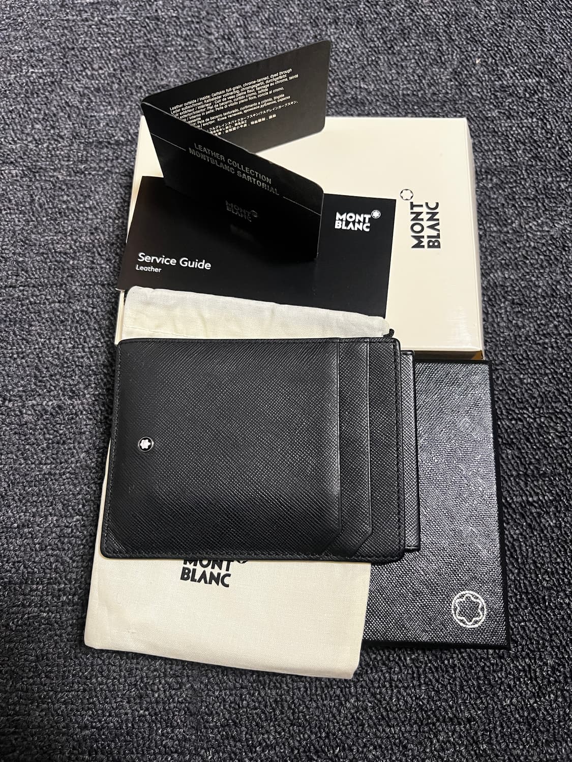 몽블랑 카드지갑 사토리얼 4cc ID 포켓 남성카드지갑 130323  상품이미지2