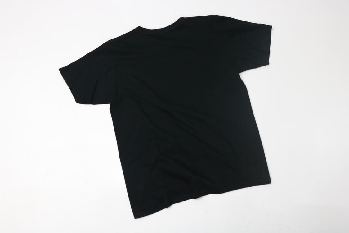 라멘 일러스트 그래픽 블랙 반팔 티셔츠 상품이미지5