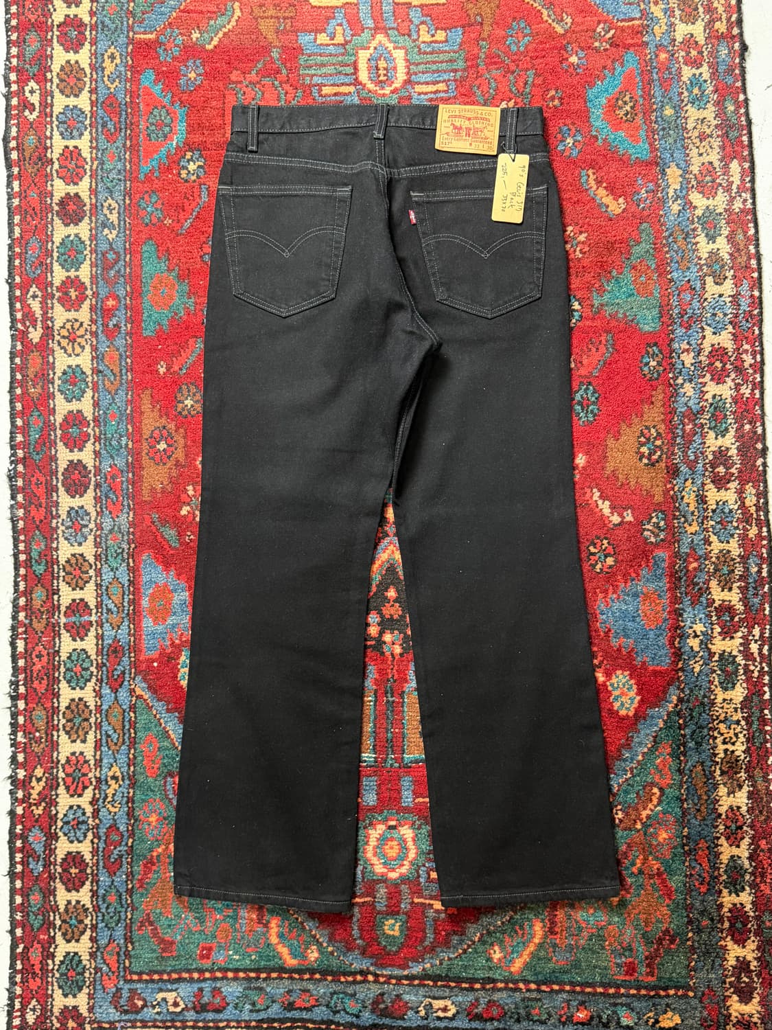 90's 빈티지 리바이스 517 블랙 플레어진 신품급 컨디션 상품이미지3