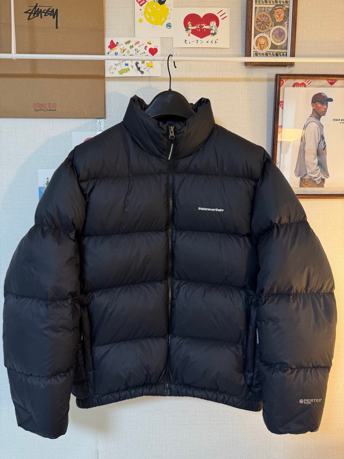 [L]디스이즈네버댓 퍼텍스 구스다운 패딩 자켓 블랙 상품이미지1
