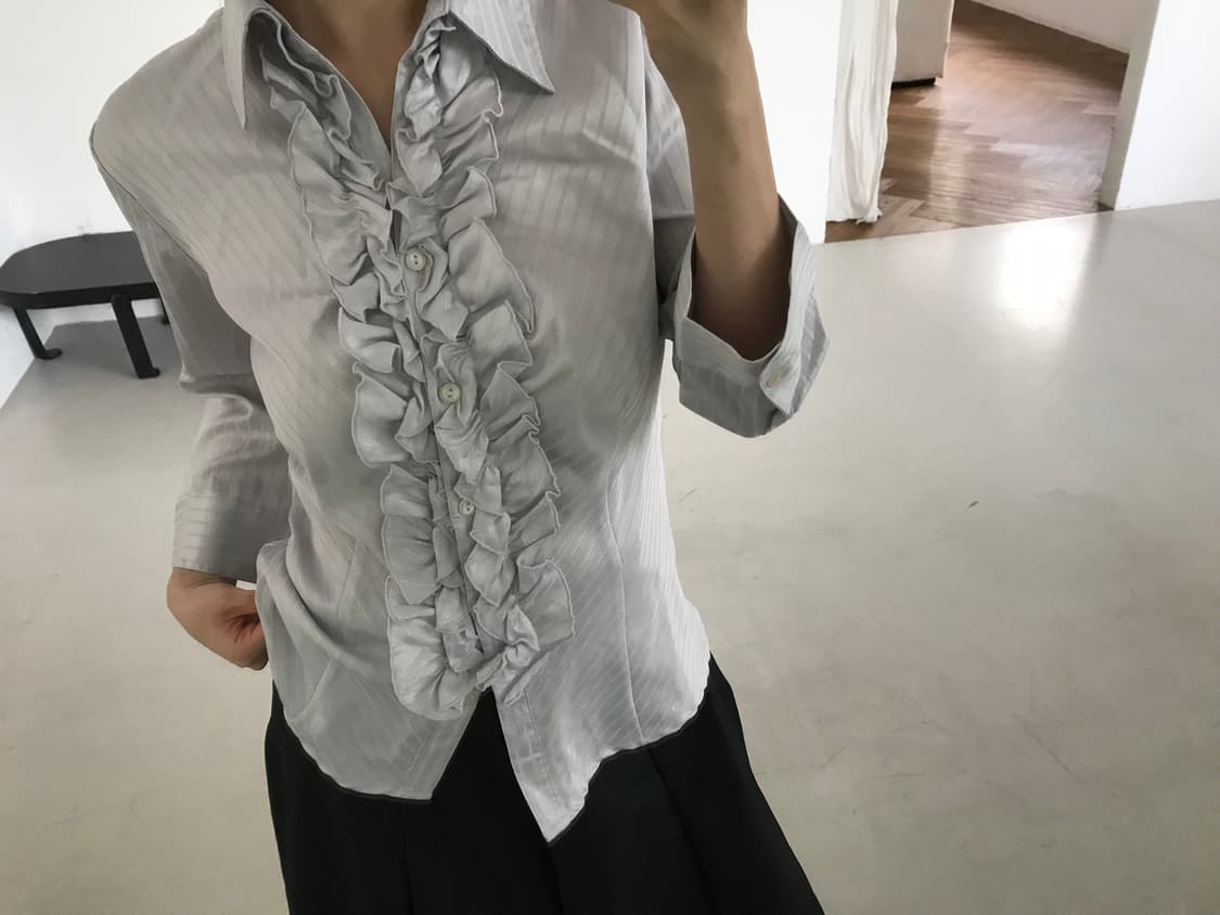 vintage stripe pattern shirts 상품이미지2