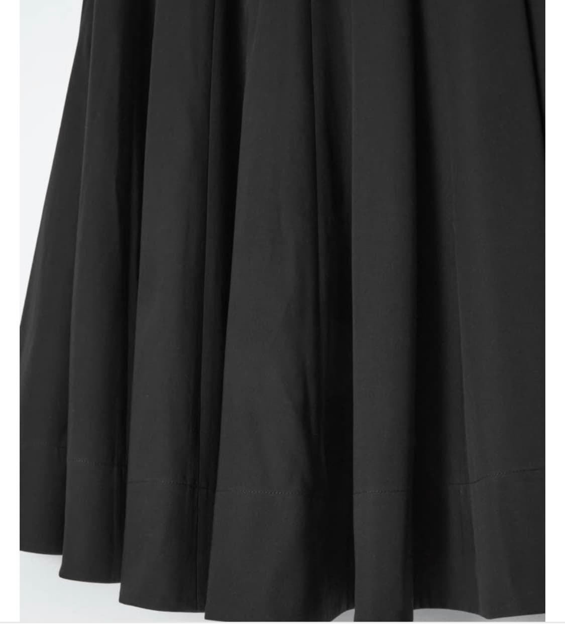 COS 볼류미너스 플리티드 코튼 미디 스커트 상품이미지2