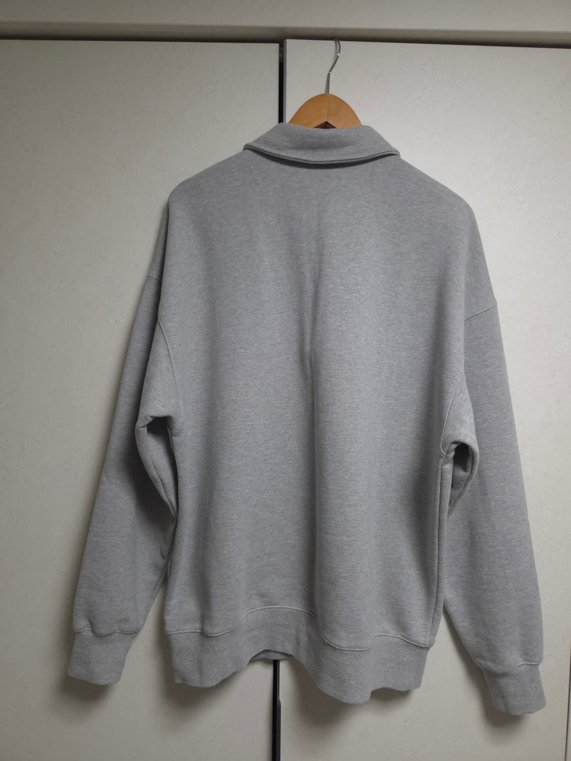 리 lee 반집업 맨투맨 남여공용 상품이미지4