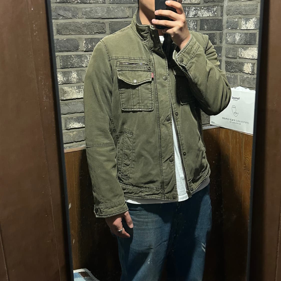 M) 리바이스 올리브 카키 데저트 자켓 상품이미지10
