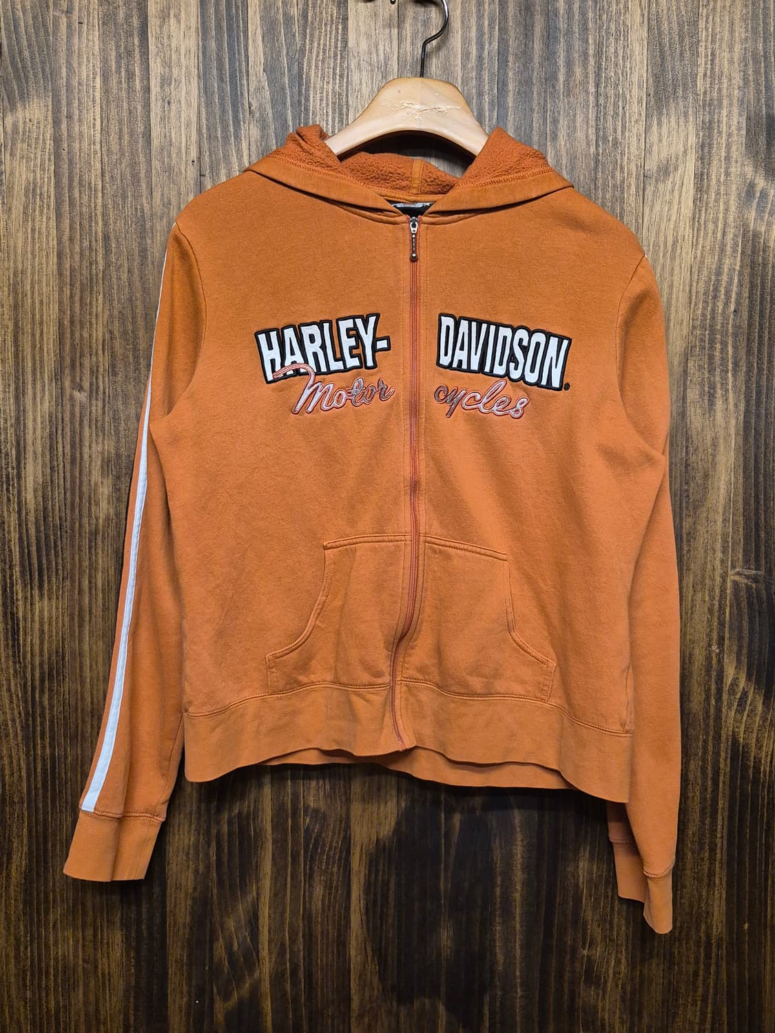 HARLEY DAVIDSON ORANGE HOODIE ZIPUP  상품이미지3