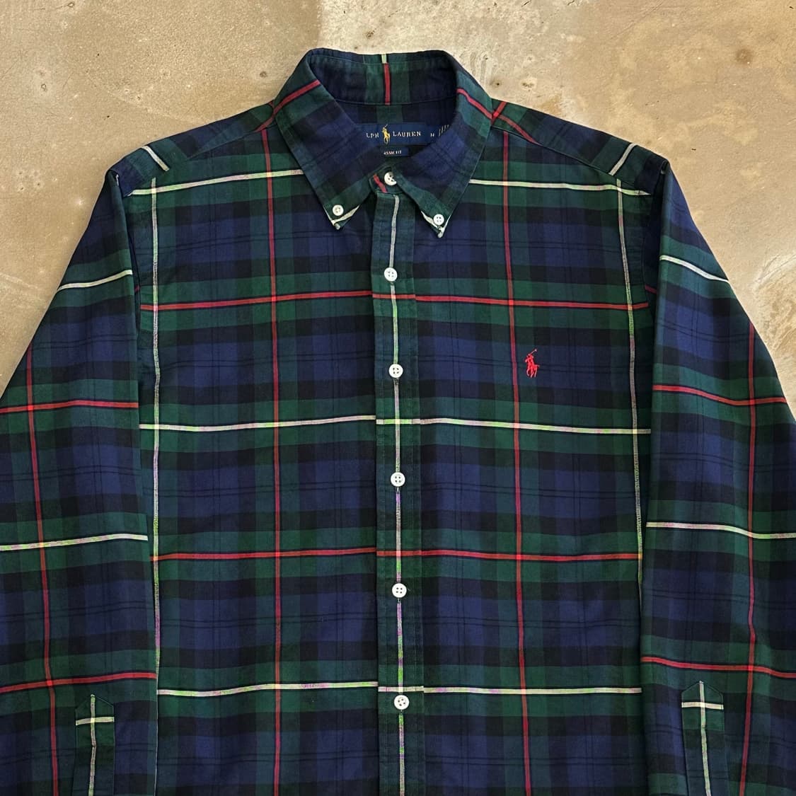 M 폴로랄프로렌 클래식핏 체크 셔츠 상품이미지1