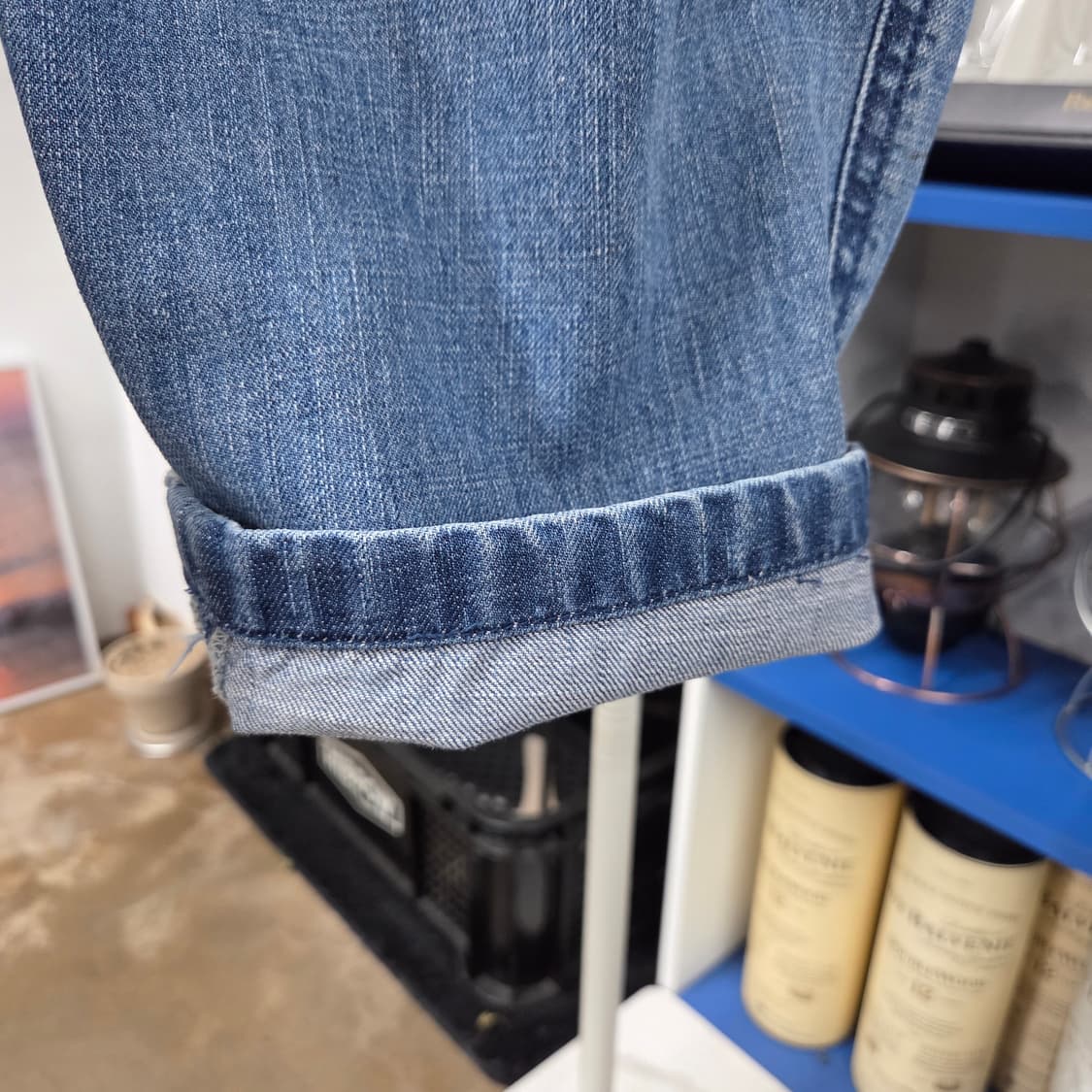 준지 데님 밴딩 카고팬츠 44 상품이미지2