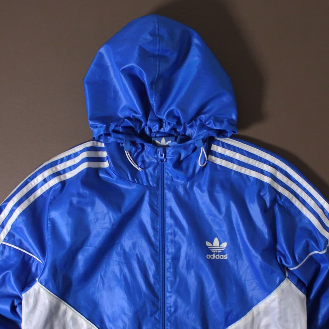 Adidas 아디다스 유로파 파이어버드 유광 블루 바람막이 L031 상품이미지2