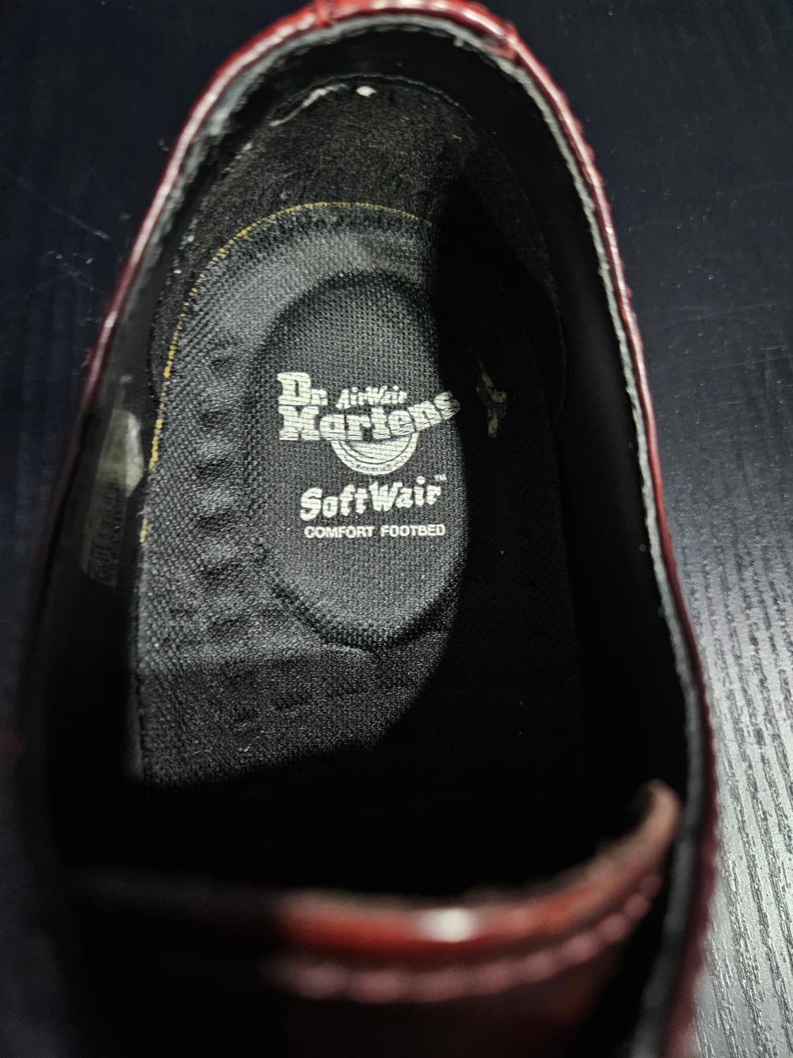 닥터마틴 윙팁 케이브 버건디 남성 265 로퍼  상품이미지4