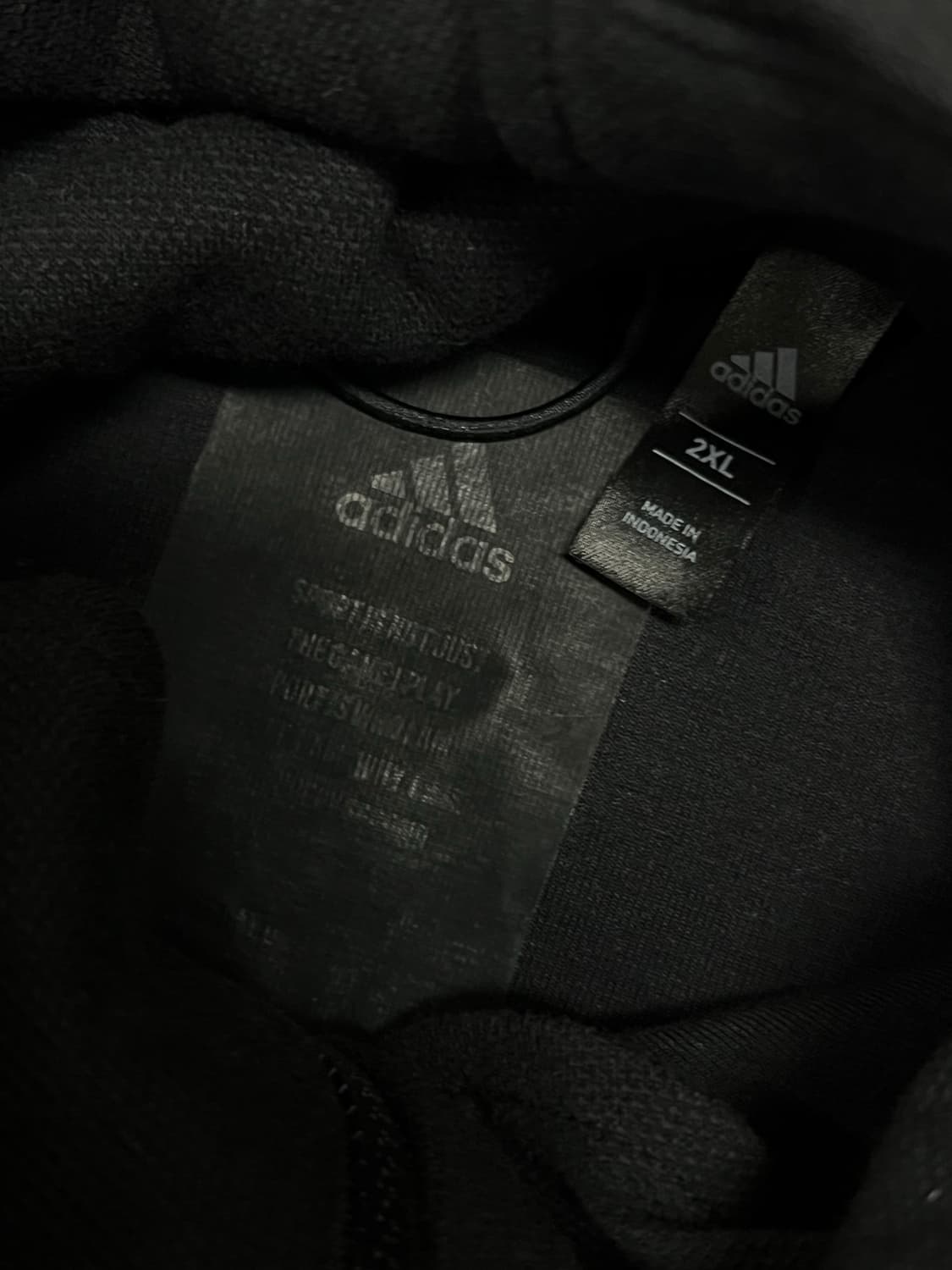 (XXL) 아디다스 트레이닝 후드집업 블랙 상품이미지3