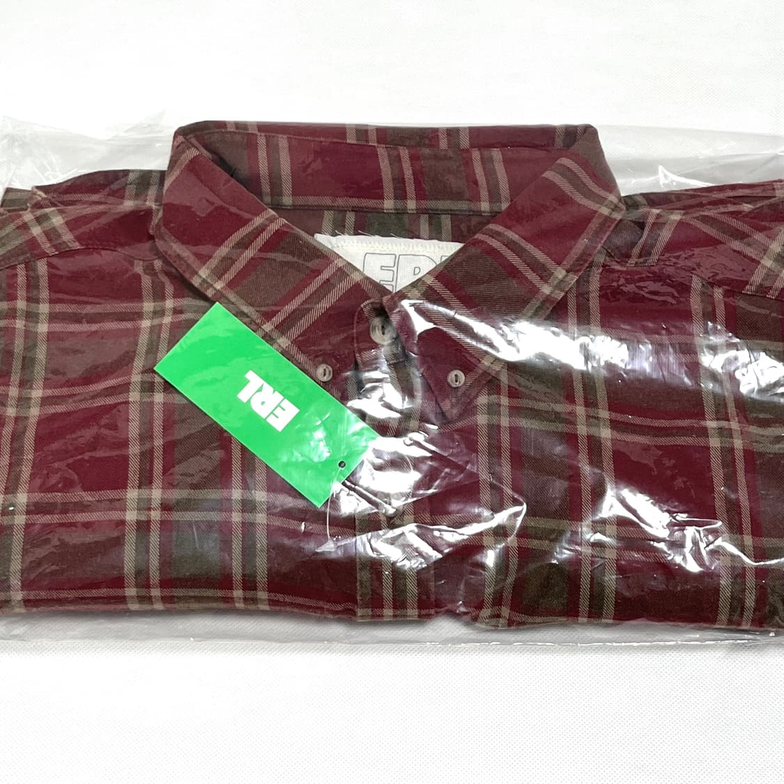 [L]이알엘 ERL 레드 체크셔츠 상품이미지5