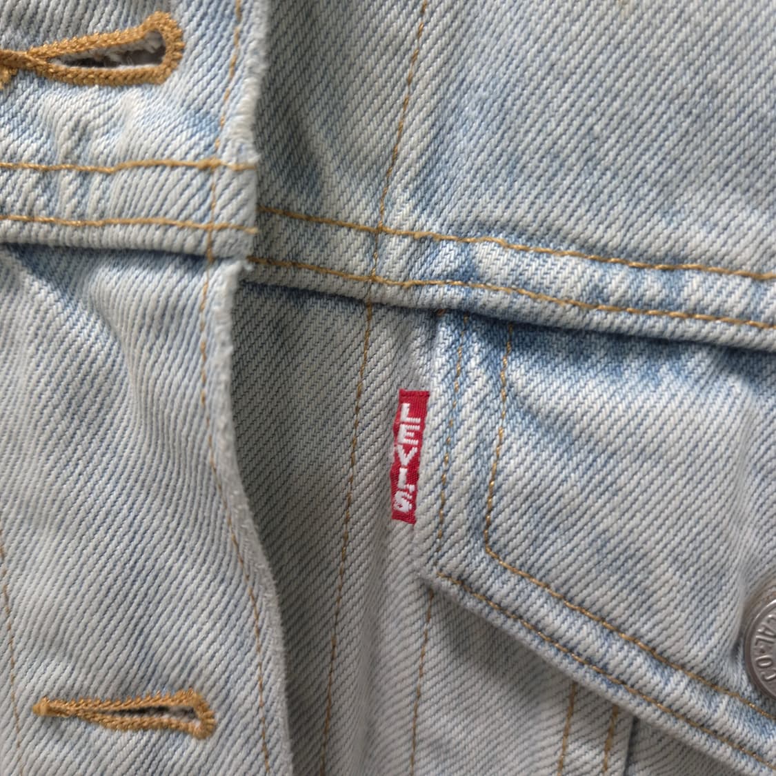 리바이스 연청 데님 자켓 XS 상품이미지7