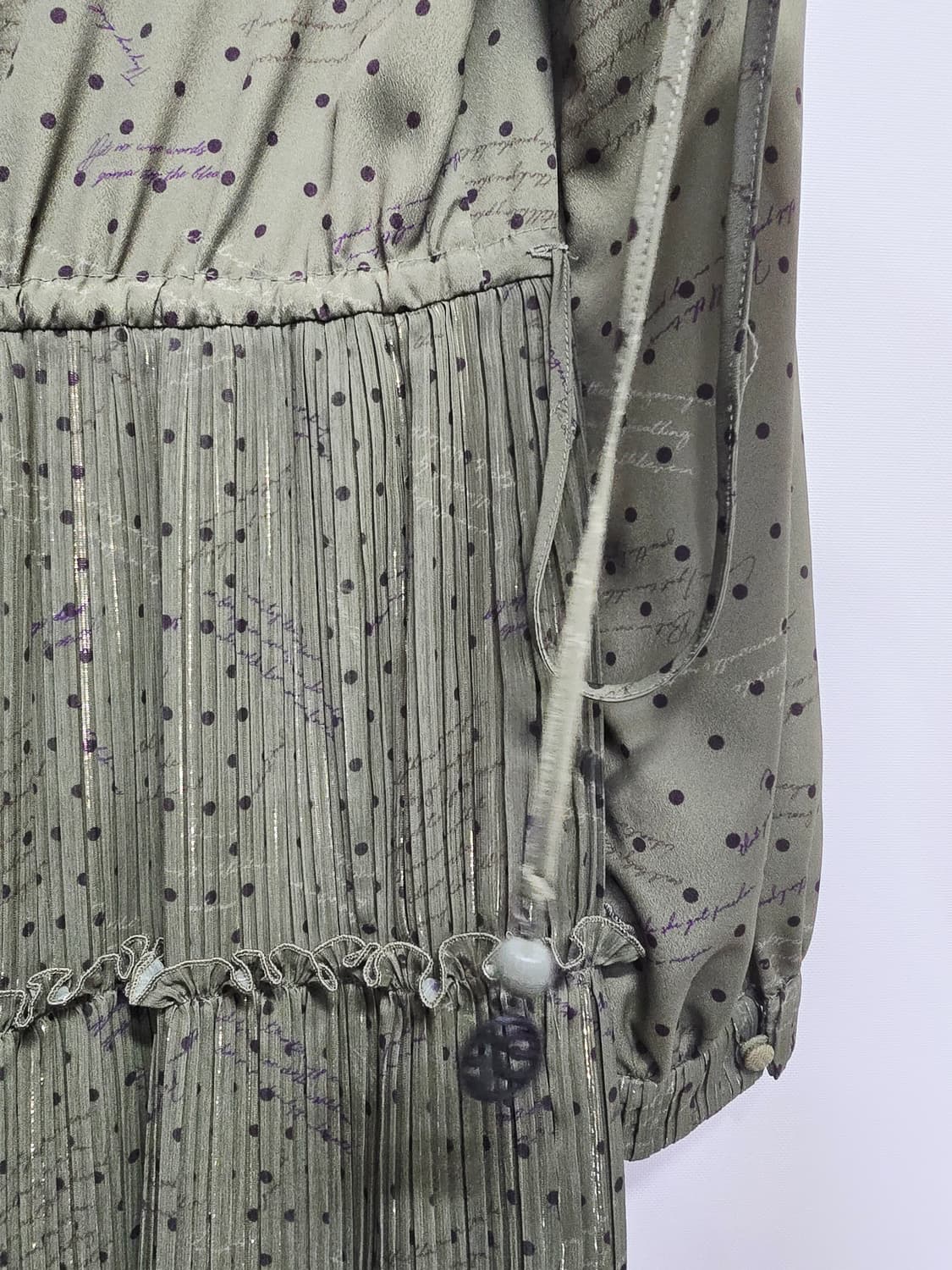 에고이스트  도트 플리츠 원피스 프릴 장식55 상품이미지7