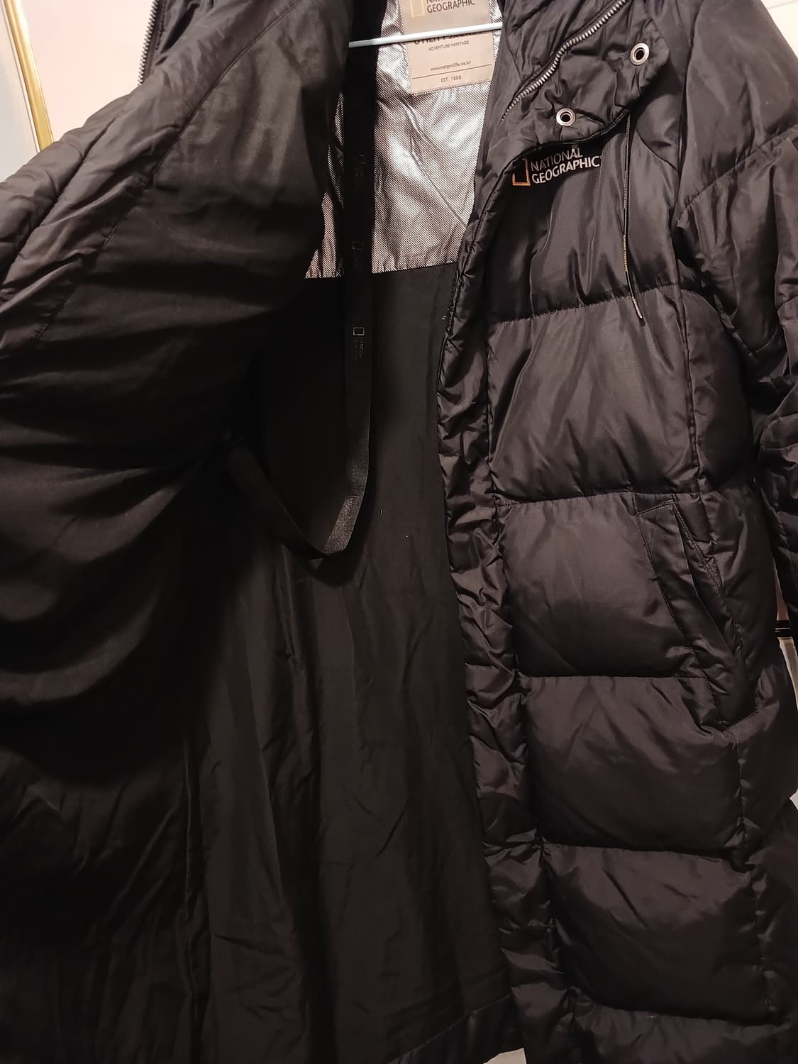 내셔널지오그래픽 정품 남성 롱패딩 XL 사이즈 상품이미지3