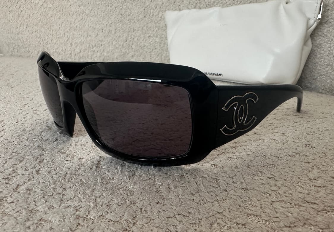 샤넬 선글라스 검정 6022-Q (정품) 상품이미지1