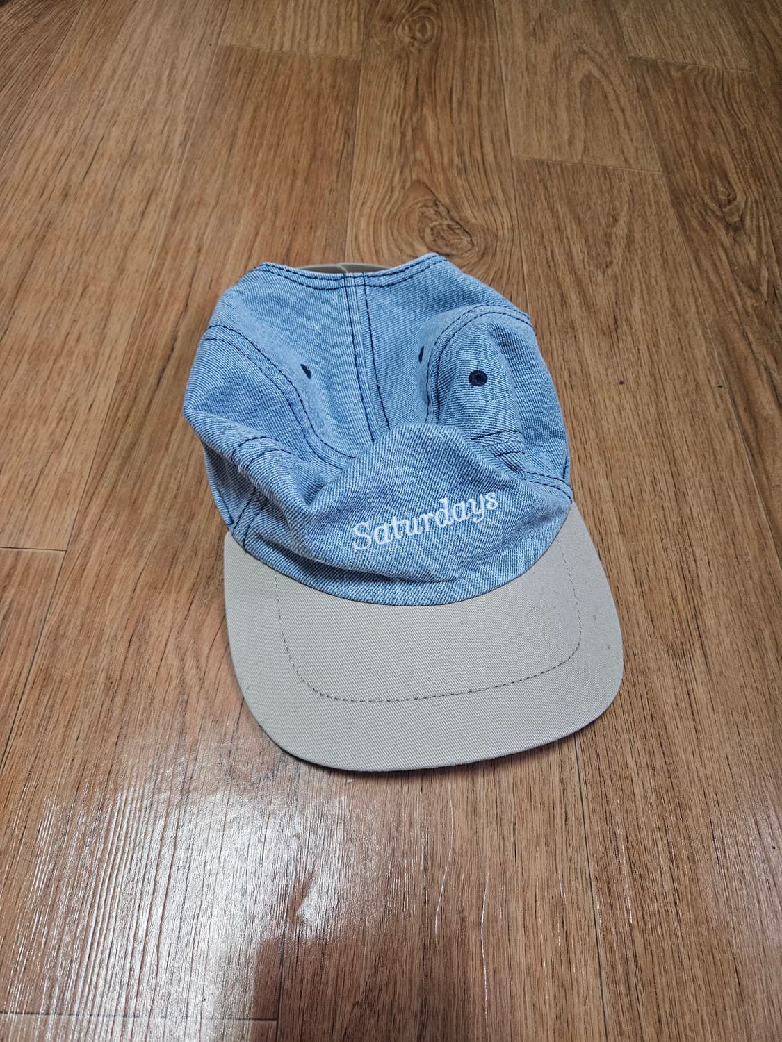 새러데이뉴욕시티 데님투톤 캡 상품이미지1