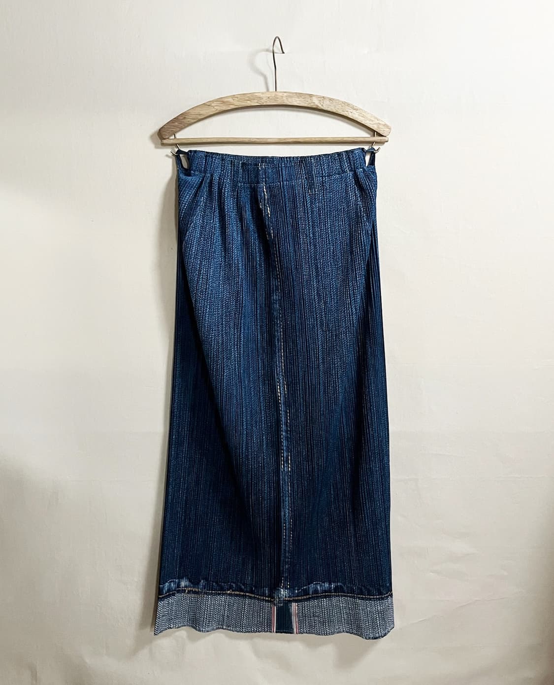 ISSEY MIYAKE PLEATS PLEASE denim skirt 상품이미지3