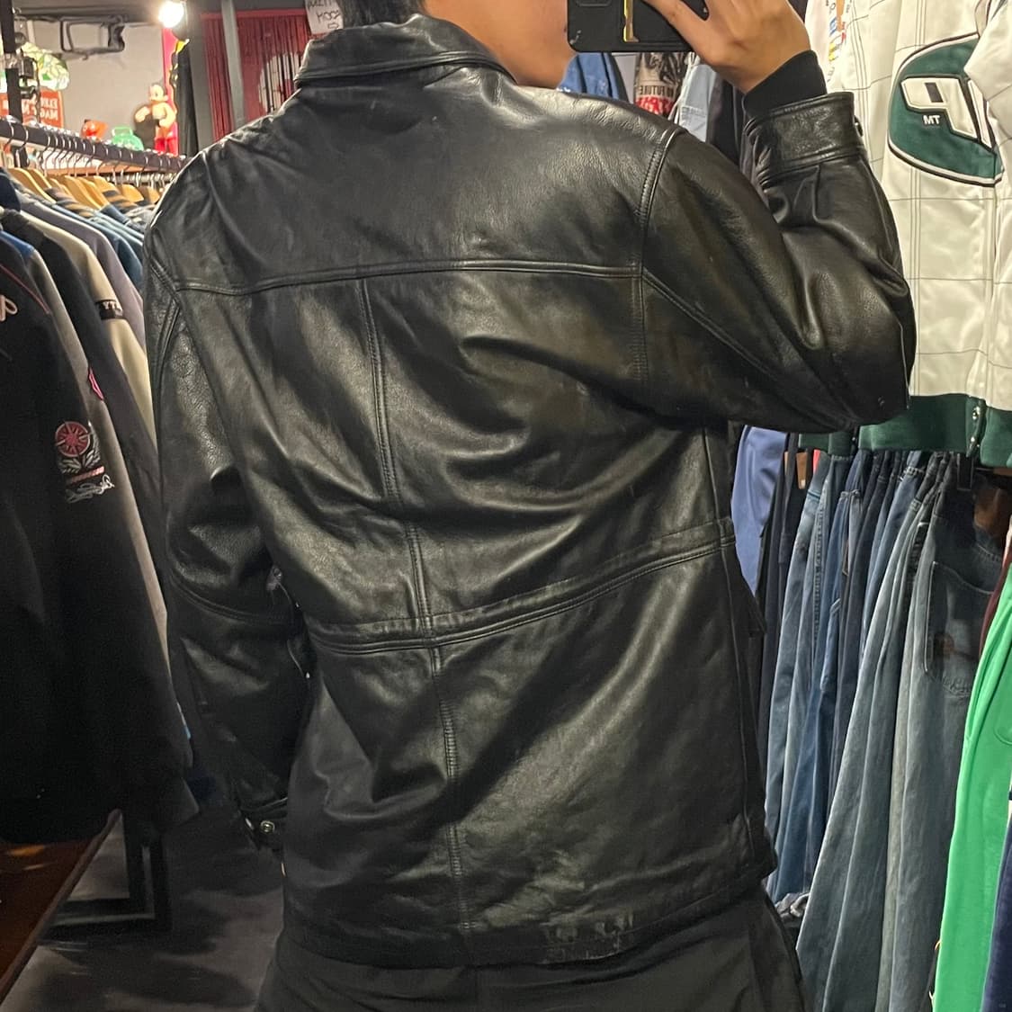 Vintage 100% 리얼소가죽 레더자켓 상품이미지10