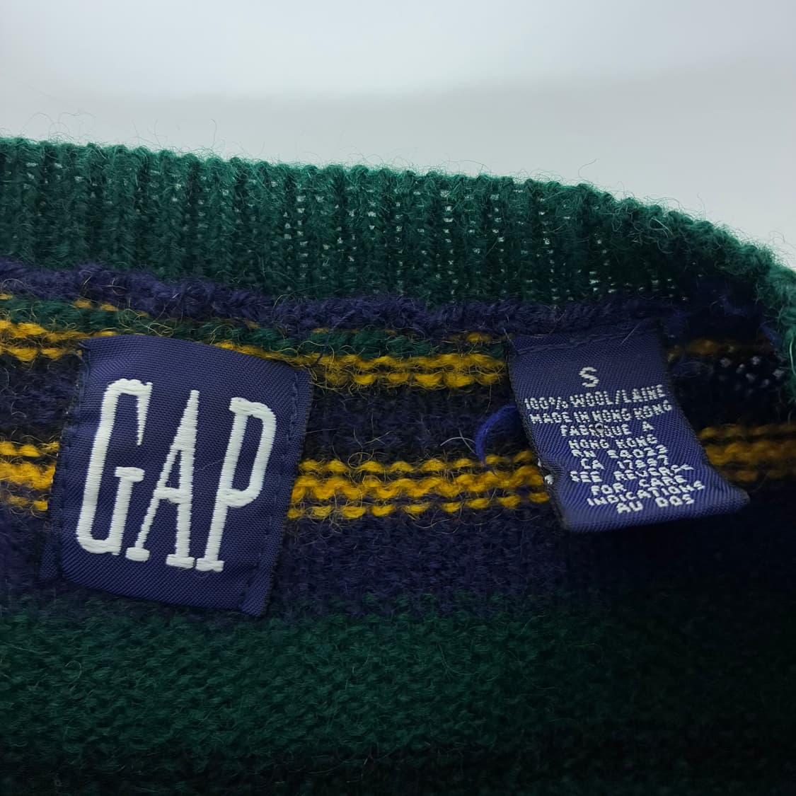  Gap  갭 90,s 프레피 스트라이프 울 니트 상품이미지4