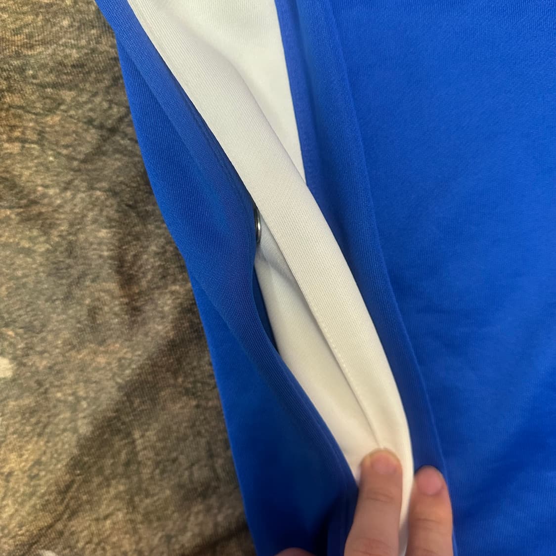 나이키 드라이핏 사이드버튼 블루와이드트랙팬츠 XL 상품이미지3