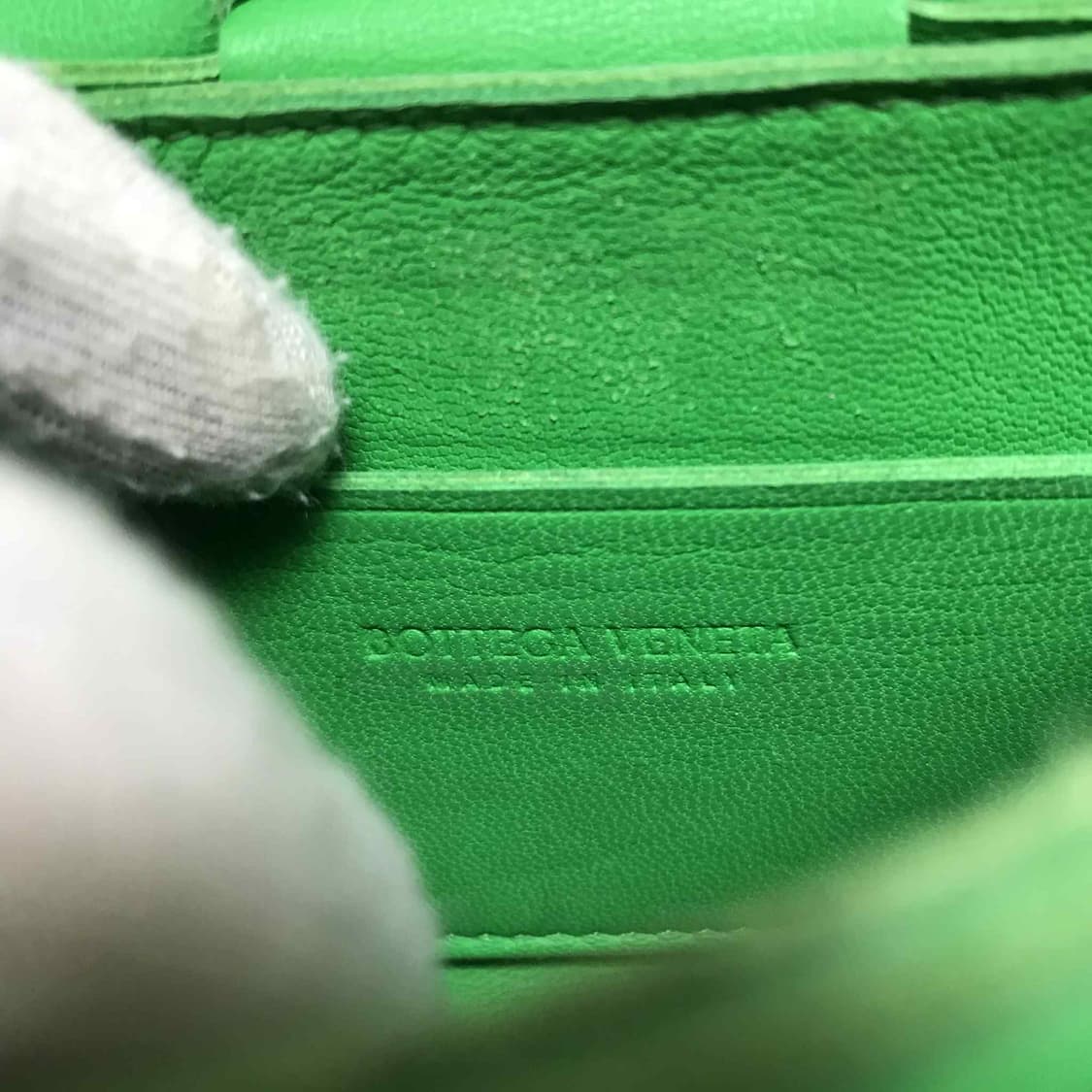 {클로젯}[더스트 구성]보테가베네타 미니 카세트백 그린 상품이미지6